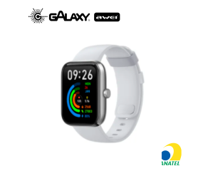 SMARTWATCH AWEI H45 À PROVA D'ÁGUA IP68 TELA AMOLED PRATA
