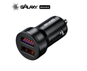CARREGADOR VEICULAR AWEI C-856 36W USB-A PRETO