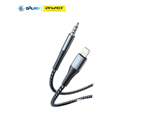 CABO DE AUDIO AWEI CL-116L LIGHTNING PRETO