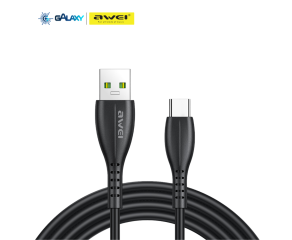CABO DE DADOS E CARREGAMENTO AWEI CL-115T USB PARA TYPE-C 1M PRETO