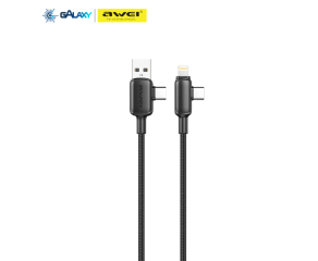 CABO DE DADOS E CARREGAMENTO AWEI CL-181 4 EM 1 MULTI ENTRADAS 1M PRETO