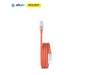 CABO DE DADOS E CARREGAMENTO AWEI CL-206L USB-A PARA TYPE-C 1M LARANJA