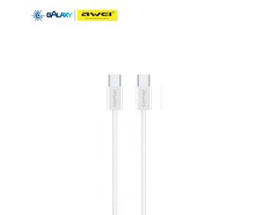 CABO DE DADOS E CARREGAMENTO AWEI CL-219T TYPE-C PARA TYPE-C 1M BRANCO