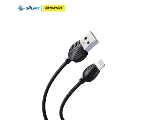 CABO DE DADOS E CARREGAMENTO AWEI CL-63 USB PARA LIGHTNING 1M BRANCO