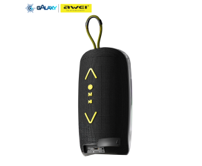 CAIXA DE SOM BLUETOOTH AWEI KA32 20W RESISTENTE À ÁGUA IPX4 COM SUBWOOFER PRETO
