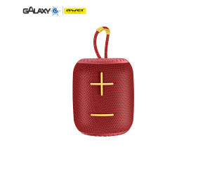 CAIXA DE SOM BLUETOOTH AWEI Y526 TWS RESISTENTE À ÁGUA IPX5 6W VERMELHO
