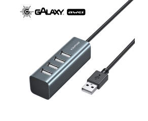 CONVERSOR DE DADOS AWEI CL-122 MULTIFUNCIONAL USB-A PRETO