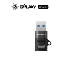 ADAPTADOR AWEI CL-13 TYPE-C PARA USB PRETO
