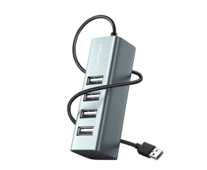 HUB AWEI CL-122T TIPO C  4 PORTAS USB-C PRETO