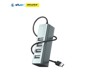 CONVERSOR DE DADOS AWEI CL-122 MULTIFUNCIONAL USB-A PRETO