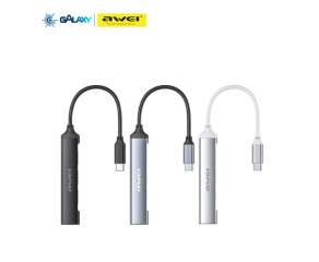 CONVERSOR DE DADOS AWEI CL-150T MULTIFUNCIONAL TYPE-C PRETO