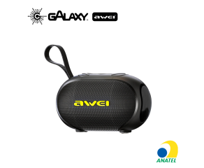 CAIXA DE SOM BLUETOOTH AWEI KA1 TWS  5W RESISTENTE À ÁGUA IPX5 PORTÁTIL PRETO