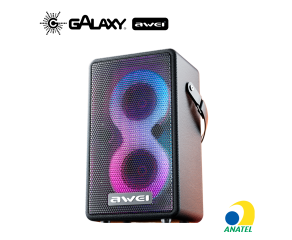 CAIXA DE SOM BLUETOOTH AWEI KA15 70W PRETO