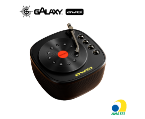 CAIXA DE SOM BLUETOOTH AWEI KA26 12W PORTÁTIL PRETO