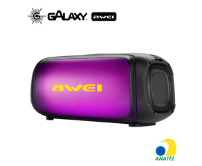 CAIXA DE SOM BLUETOOTH AWEI KA29 60W PORTÁTIL RESISTENTE À ÁGUA IPX4 PRETO