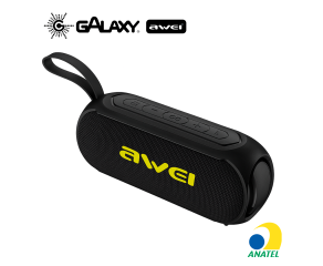 CAIXA DE SOM BLUETOOTH AWEI KA2 TWS 5W RESISTENTE À ÁGUA IPX5 PORTÁTIL PRETO