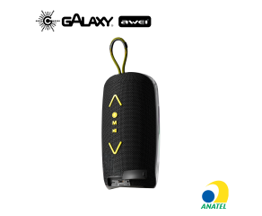 CAIXA DE SOM BLUETOOTH AWEI KA32 20W RESISTENTE À ÁGUA IPX4 COM SUBWOOFER PRETO