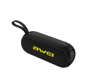 CAIXA DE SOM BLUETOOTH AWEI KA2 TWS 5W RESISTENTE À ÁGUA IPX5 PORTÁTIL PRETO