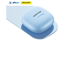 FONE DE OUVIDO BLUETOOTH AWEI T68 COM REDUÇÃO DE RUÍDO AZUL