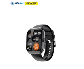 SMARTWATCH AWEI H46 À PROVA D'ÁGUA IP67 TELA AMOLED PRETO