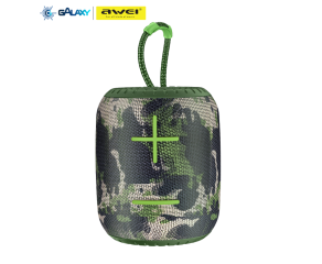 CAIXA DE SOM BLUETOOTH AWEI Y526 TWS RESISTENTE À ÁGUA IPX5 6W CAMUFLADO