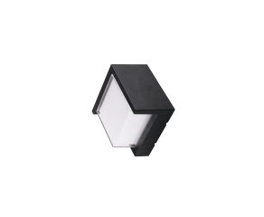 Arandela Iglu com LED Integrado Quadrado Direcionável 7W 6500K Preto