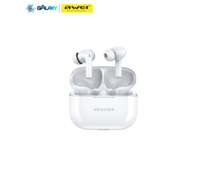 FONE DE OUVIDO BLUETOOTH AWEI T1 PRO INTRA-AURICULAR RESISTENTE À ÁGUA IPX6 BRANCO