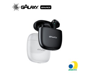 FONE DE OUVIDO BLUETOOTH AWEI T26 PRO TWS AURICULAR TOQUE INTELIGENTE PRETO