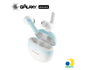 FONE DE OUVIDO BLUETOOTH AWEI T62 COM REDUÇÃO DE RUÍDO INTRA-AURICULAR VERDE