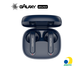 FONE DE OUVIDO BLUETOOTH AWEI T66 COM COM REDUÇÃO DE RUÍDO AURICULAR BATERIA DE LONGA DURAÇÃO PRETO