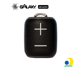 CAIXA DE SOM BLUETOOTH AWEI Y526 TWS RESISTENTE À ÁGUA IPX5 6W OUTDOOR PRETO