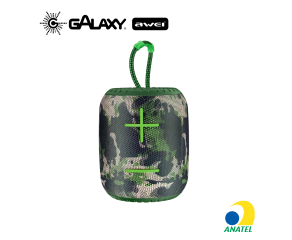 CAIXA DE SOM BLUETOOTH AWEI Y526 TWS RESISTENTE À ÁGUA IPX5 6W CAMUFLADO