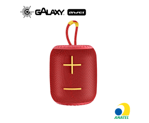 CAIXA DE SOM BLUETOOTH AWEI Y526 TWS RESISTENTE À ÁGUA IPX5 6W VERMELHO