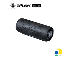 CAIXA DE SOM BLUETOOTH 5.0 AWEI Y669 31W TWS RESISTENTE À ÁGUA IPX7 PRETO